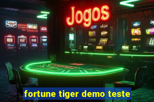 fortune tiger demo teste